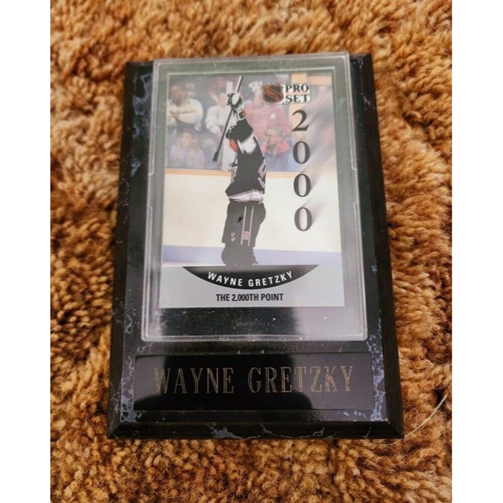 Wayne Gretzky 1990-91 Pro Set Hockey The 2000th Point #703 Trading Card